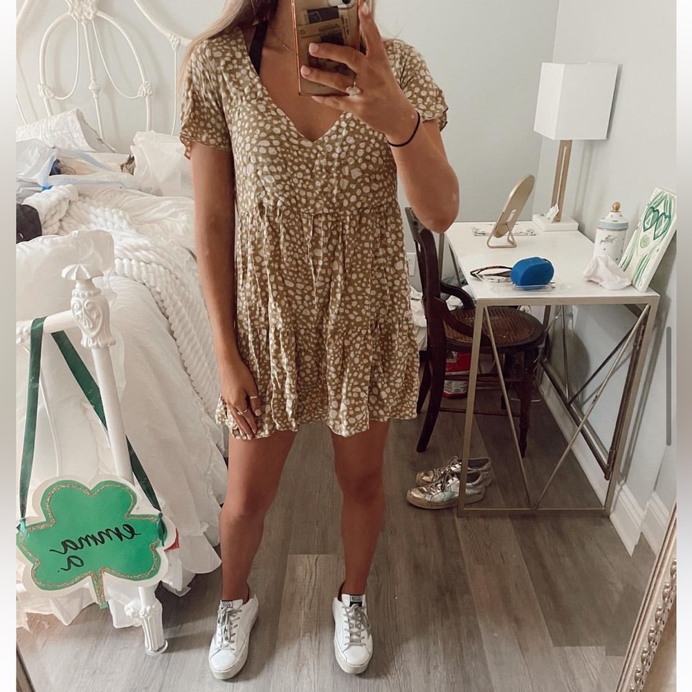 Show me your MUMU green/ chartreuse leopard dress!